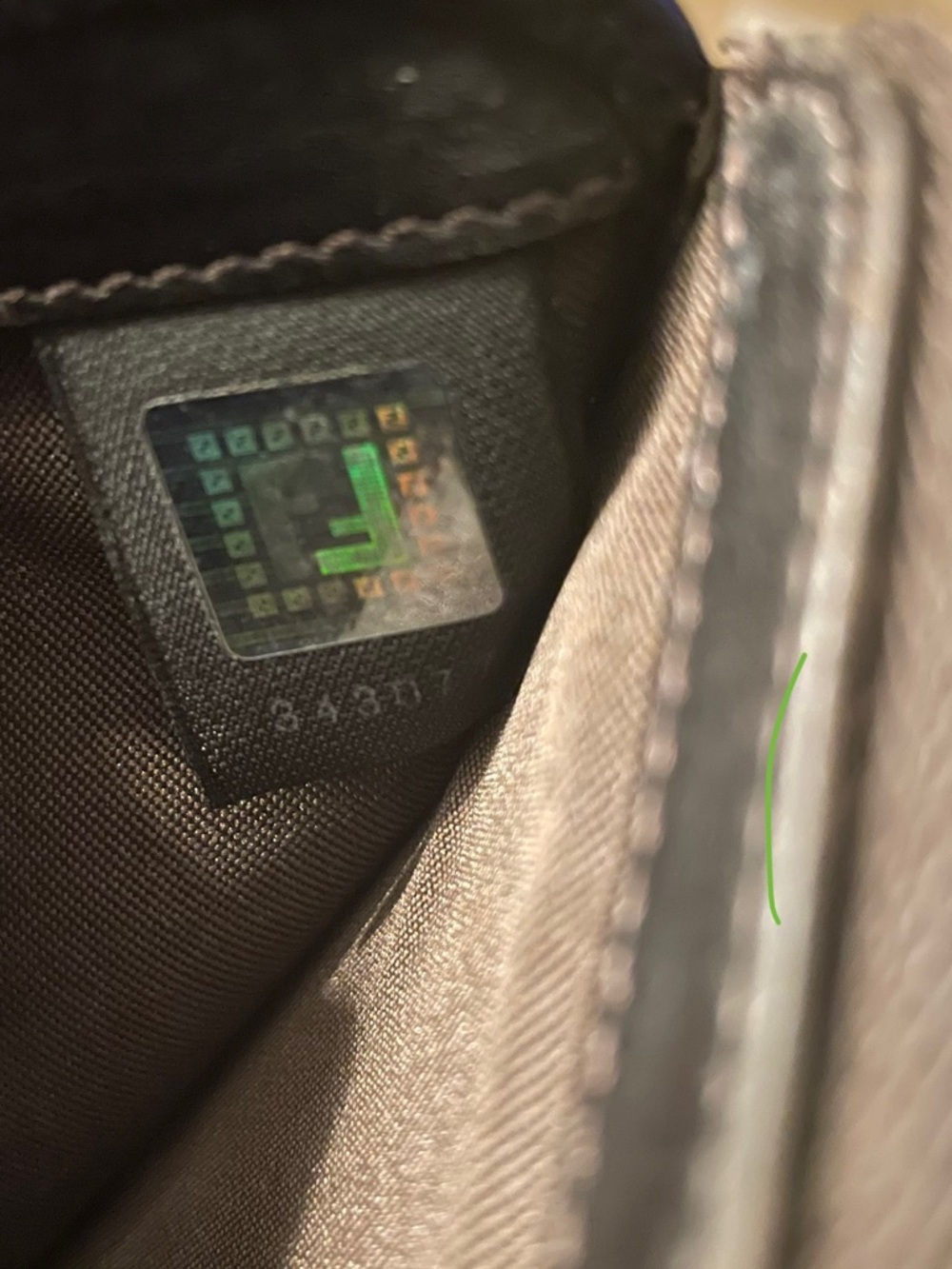 Fendi Brown Monogram Wallet - Picture 4 of 8